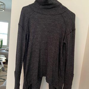 Free People Turtleneck with slit in back